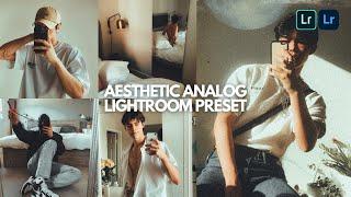 Aesthetic Analog Film Lightroom Preset | Free Lightroom Mobile Preset | Aesthetic Film Preset