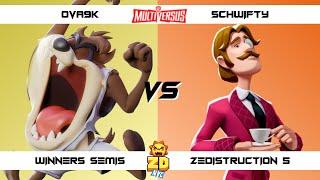 ZEDISTRUCTION 5 Winners Semis OVA9k (Taz) vs Schwifty (Shaggy, Rick) MultiVersus Tournament