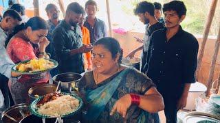 Famous Kumari Aunty Selling Unlimited Non Veg Meals 120/- Only | Hyderabad Street Food | Indian Food