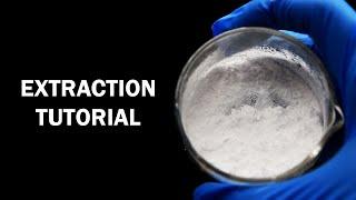 How to extract chemicals from over the counter products