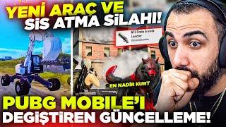 PUBG MOBILE TAMAMEN DEĞİŞİYOR!  YENİ ARAÇ, SİS ATMA SİLAHI VE LASTİK DEĞİŞTİRME | PUBG MOBILE