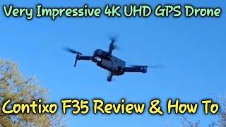 Contixo F35 GPS Drone Informative Review [Unboxing, Setup, Test Flight,How To] #contixo #drone #fun