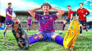 $1 vs $1000 Boots in a YouTuber Football Match