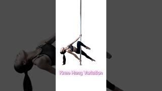 Knee Hang Variation - Pole Dance Trick
