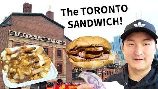 24 Hours Eating in TORONTO! St. Lawrence Market Tour, Peameal Bacon Sandwich, Poutine, Smoked Meat