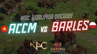 Bị loại hay đi tiếp? | ACCM vs Barles | Trận cuối vòng loại Noble Apartment Cup 44.000USD