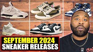 Air Jordan and NIKE September Sneaker Release Update 2024! TRAVIS SCOTT, A MA MANIERE