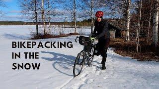 Winter Bikepacking With Quesadillas On A Camp Stove