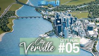 Cities Skylines World: Let's Play City Verville - Ep. 5 Build the harbor