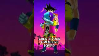 stop and make your 4 members squad and comment your members #goku #dbz #dragonball #shorts #viral