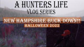 A Hunters Life Vlog Series: Ep. 4 | NH Muzzleloader BUCK DOWN!