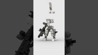 LEGO Robot: Karos - Heavy Infantry  Satisfying Building Animation #shorts #legomech #legomoc