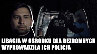 Wielka libacja w ośrodku dla bezdomych. Policjanci przegonili agresywnych gości