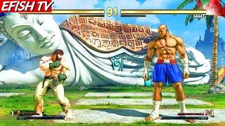 Ryu vs Sagat (Hardest AI) - STREET FIGHTER V