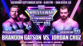 Jordan Cruz vs Brandon Gatson (WCWC 9/30/23)