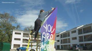 Virginia Beach teen artists takeover the street