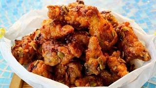 Korean honey butter fried chicken (허니버터치킨)