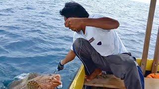 ORIGINAL...!!  ONLY WITH A MINUTES | fishing in this spot, all grouper fish