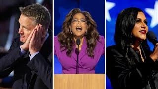 Top 10 CELEBRITY SPEECH moments from DNC 2024