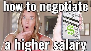 Negotiating A Higher Salary in a New Job