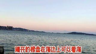 威海市区最值钱海湾的开发状况，高区家里能看海的低密度洋房