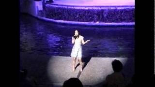 Priscilla Gutierrez sings "Let's get in on"