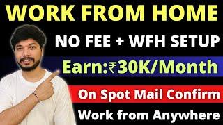 Work From Home Jobs 2024 | Earn 30k/month| Online jobs at home | Remote Job  @ajsinghrawat