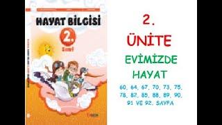 2. SINIF HAYAT BİLGİSİ DERS KİTABI SDR DİKEY YAYINLARI 2. ÜNİTE EVİMİZDE HAYAT