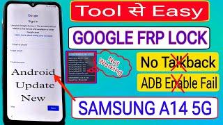 Master Trick 2025SAMSUNG A14 5G / A14 FRP Bypass Android 14 | Samsung Frp Bypass 2024New Security