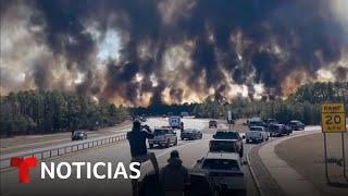 Nueva York declara estado de emergencia por los incendios en Long Island | Noticias Telemundo