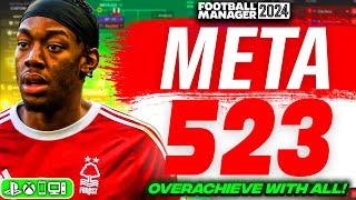 BROKEN Meta 523 FM24 Tactics Destroys The M/E! | Best FM24 Tactics