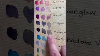 ⭐️DANIEL SMITH watercolor swatch namesdaniel smith short