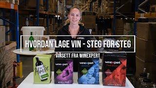 Hvordan lage vin - Steg for steg