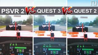 THROUGH THE LENSES - PSVR2 PC Adapter vs QUEST 3 vs QUEST 2!!