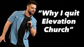 "Why I quit Elevation Church," explains former Elevation photographer