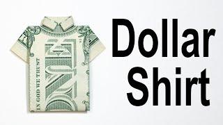 $1 Origami Shirt - How to Fold a Dollar into a Shirt