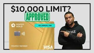 The Best $10,000 Credit Limit After Bankruptcy: Penfed Gold Visa!?!?