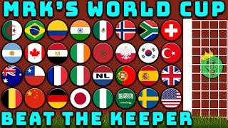 Beat the Keeper MRK's World Cup Marble Race Tournament 11 / Marble Race King