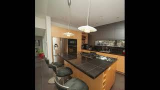 Black galaxy granite kitchen top