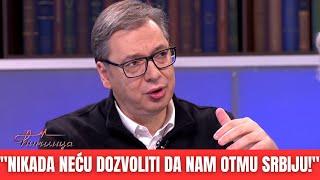 CIRILICA - Predsednik Srbije Aleksandar Vucic - "Nikada neću dozvoliti da nam otmu Srbiju!"