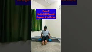Day-2 || Yoga & Fitness In A Minute || Increase Your Hunger By Doing This Asanas || #hunger #shorts