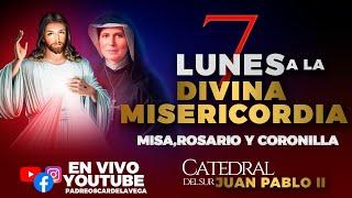 EN VIVO 7 Lunes de la Divina Misericordia Santa Misa,Santo Rosario y Coronilla l PadreOscarDeLaVega