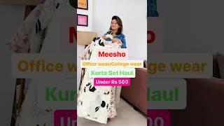 Meesho Kurti Set l Latest Meesho Haul l Meesho Kurti #meesho #kurti #kurtaset #shorts #viral #haul