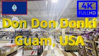 Don Don Donki Guam Walking Tour 2024 | Shopping In Paradise | Donki Virtual Walking Tour | 4K 60fps