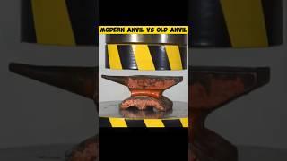 OLD ANVIL VS MODERN ANVIL - WHO IS WIN ? #hidraulicpress #anvil #asmr