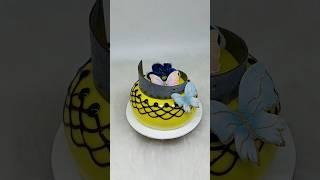 #halfkgpineapplecakedesigns#youtubeshorts@Rahmatcakemaker