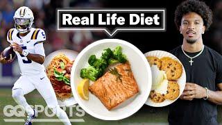 What No. 2 NFL Draft Pick Jayden Daniels Eats in a Day | GQ Sports