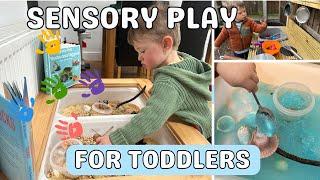 SIMPLE SENSORY PLAY IDEAS FOR TODDLERS/ MESSY PLAY