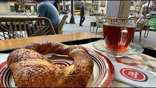 NYC: Simit Sarayi in the US, How does it compare to the original in Turkey?  90TL for simit and çay?