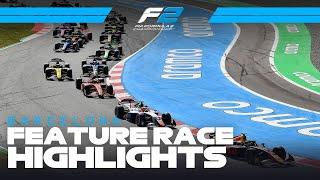 F2 Feature Race Highlights | 2025 Spanish Grand Prix